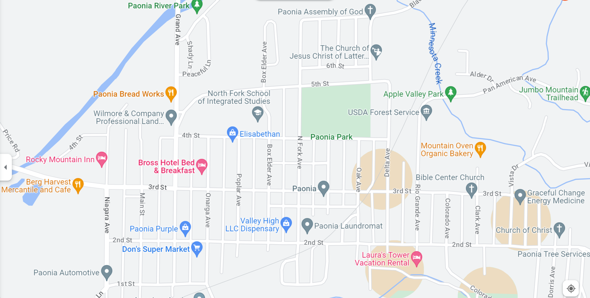 Maps of North Fork Valley and Area North Fork Valley Chamber of Commerce